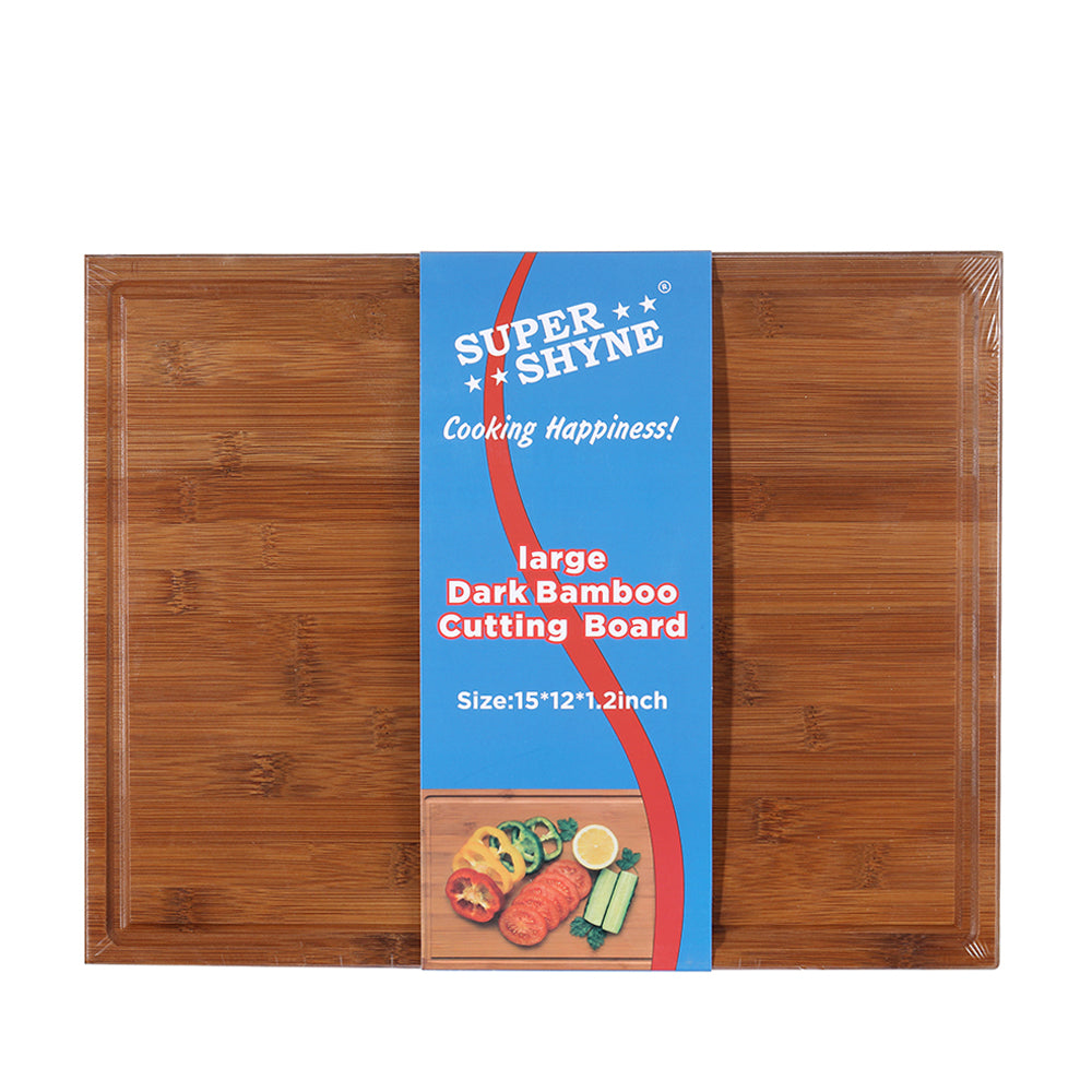 Cutting Board Dark Bamboo 15 Inch