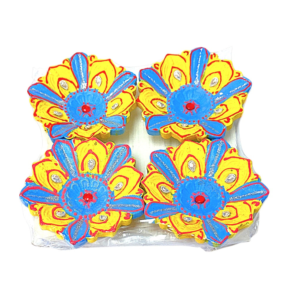 Colorful Diya (pack of 4) MG
