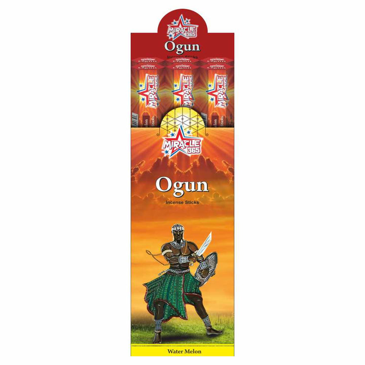 Miracle 365 Ogun Incense Sticks (6 tubes of 20 sticks each) Fragrance Water Melon