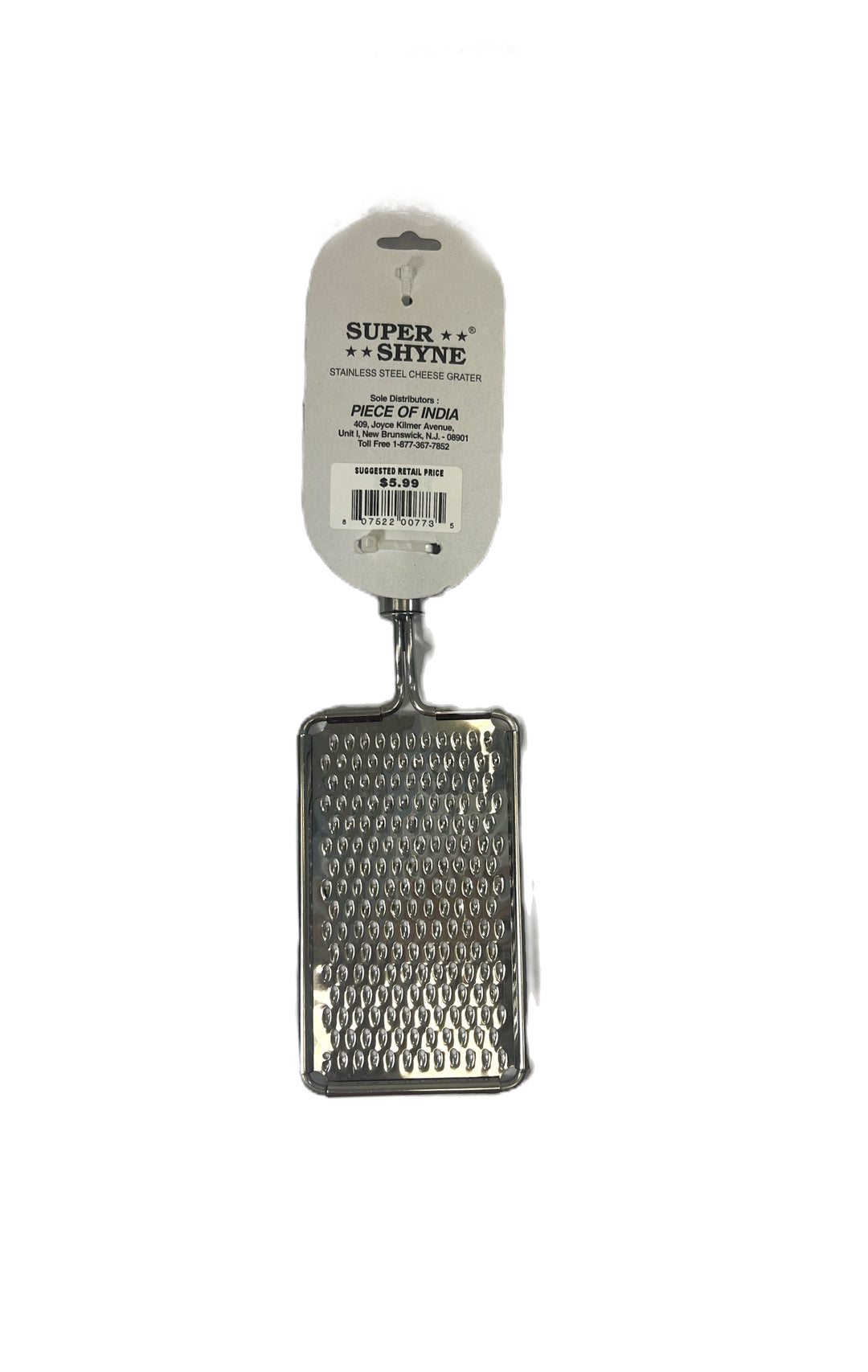 Cheese Grater with Steel Handle 3 Inch by 6 Inch - view 3