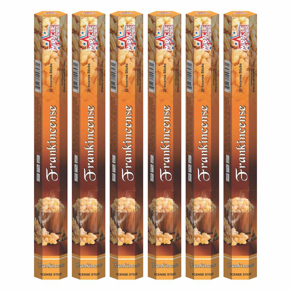 Miracle 365 Frankincense (6 tubes of 20 incense sticks each) - view 2