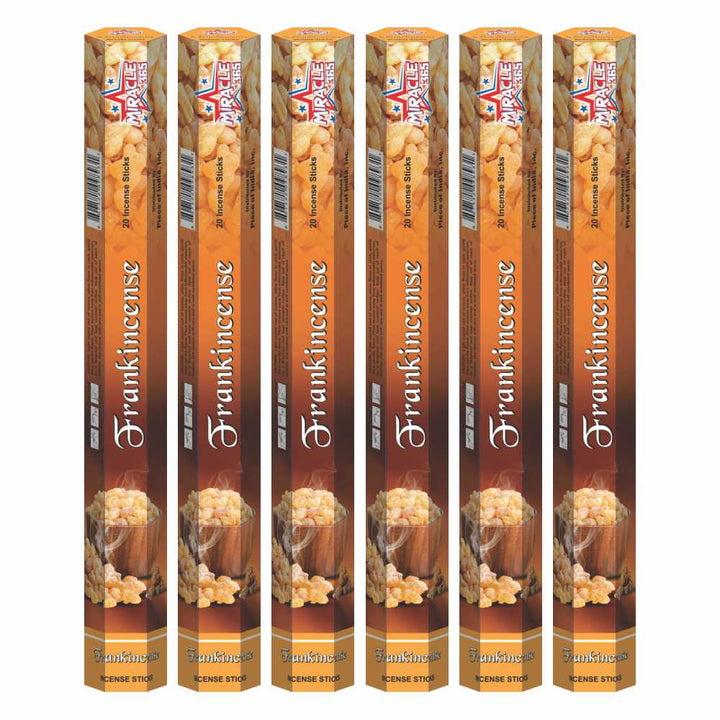 Miracle 365 Frankincense (6 tubes of 20 incense sticks each) - view 2