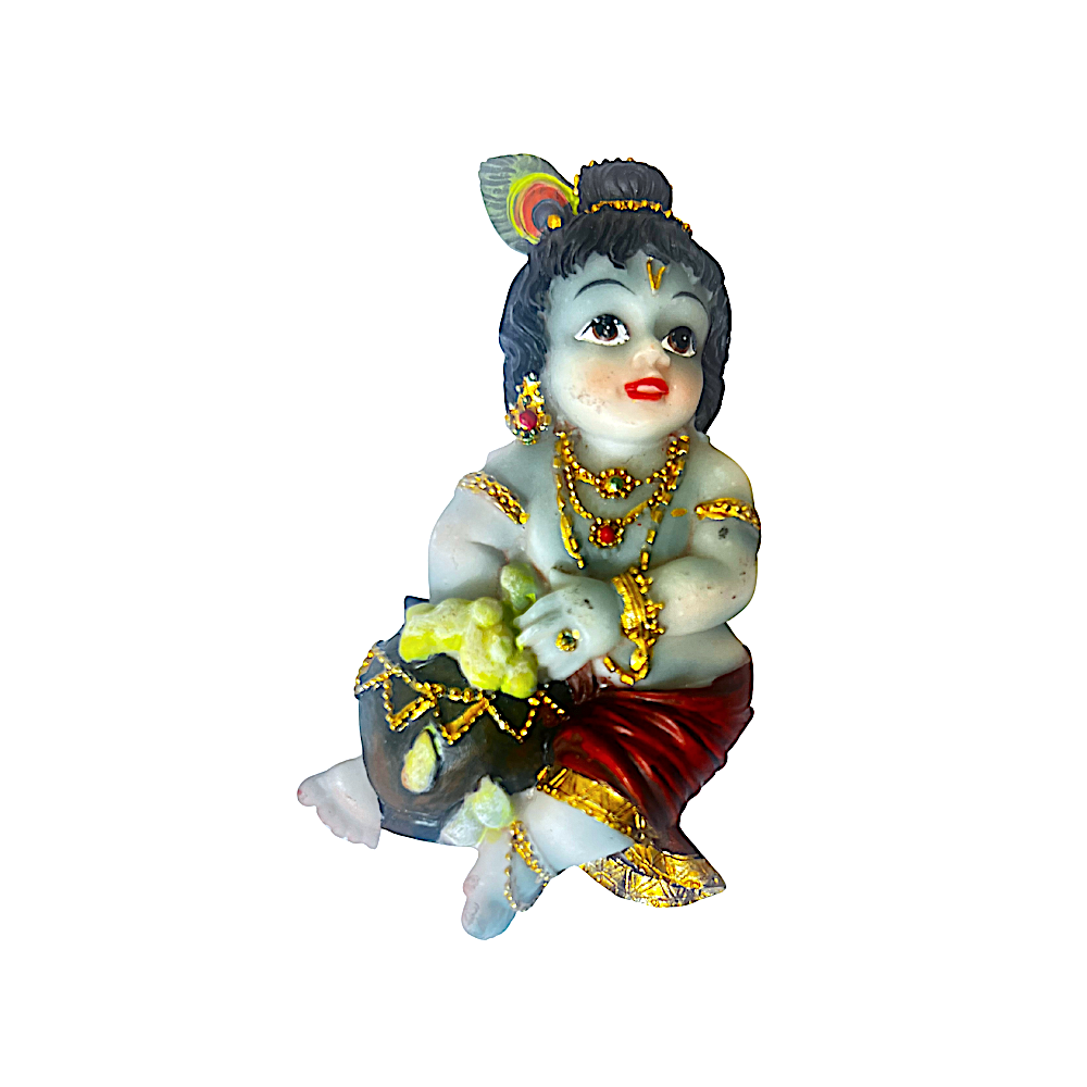 Krishna 4 Inch Refrigerator Magnet Polyresin Statue