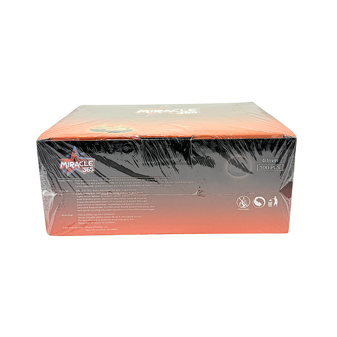 Miracle 365 Fast Lighing Charcoal Discs 40mm Incense - view 2