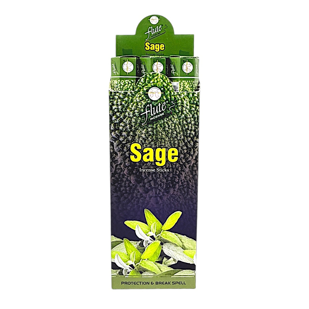 Flute Brand Sage (6 tubes of 20 sticks each)