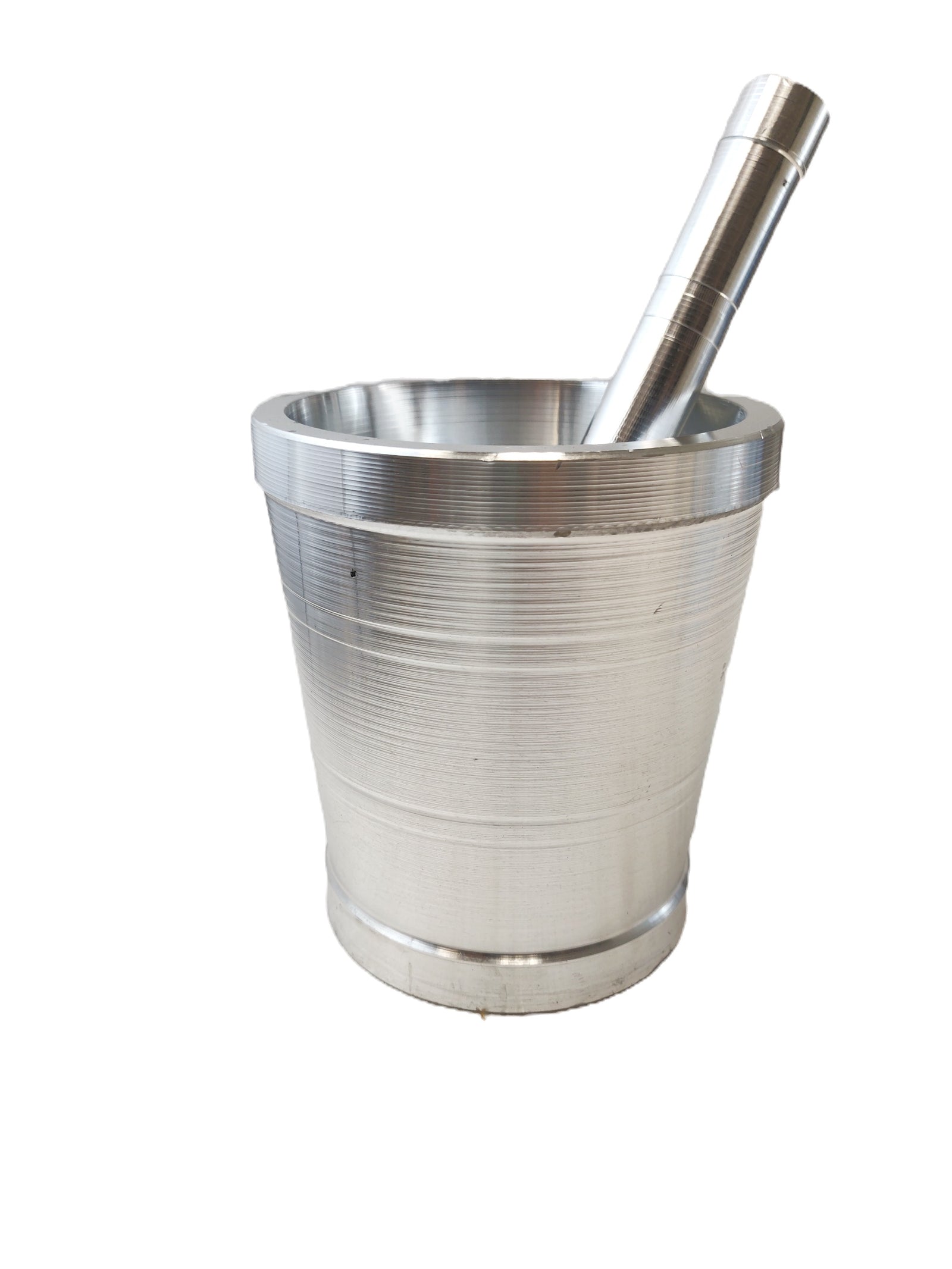 Aluminum Pestle Mortar (Hamam Dasta) 4.25 Inch Tall