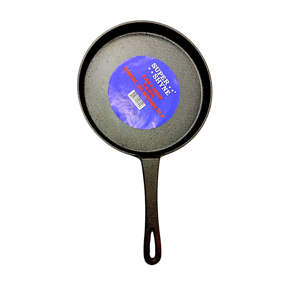 10.5 Inch Cast Iron Tawa W Bent Edges - view 2