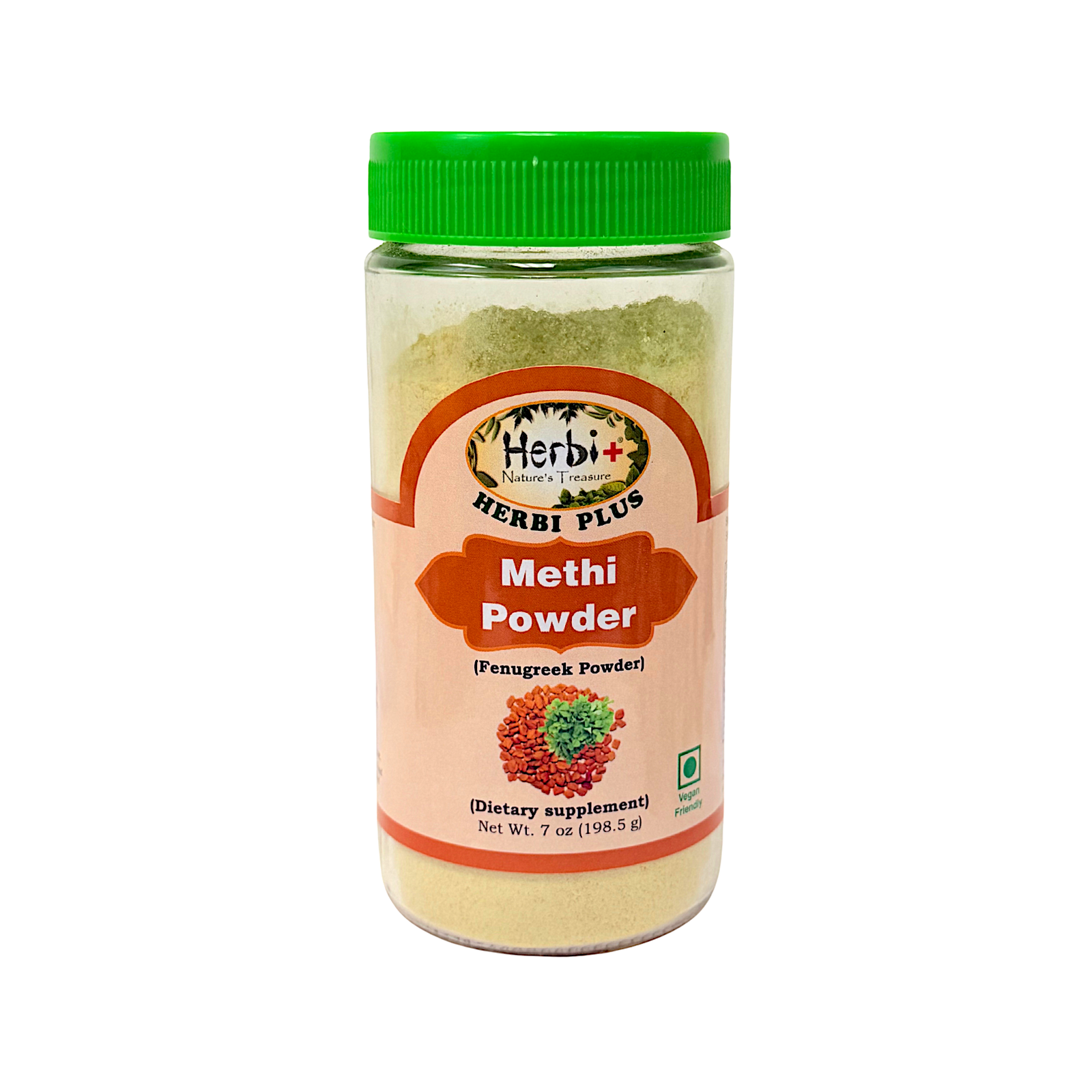 Herbi+ Brand Methi (Fenugreek) Powder 7 oz