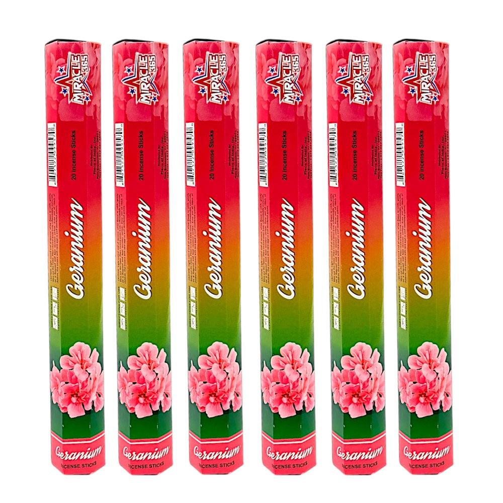 Miracle 365 Geranium (6 tubes of 20 sticks) - view 2