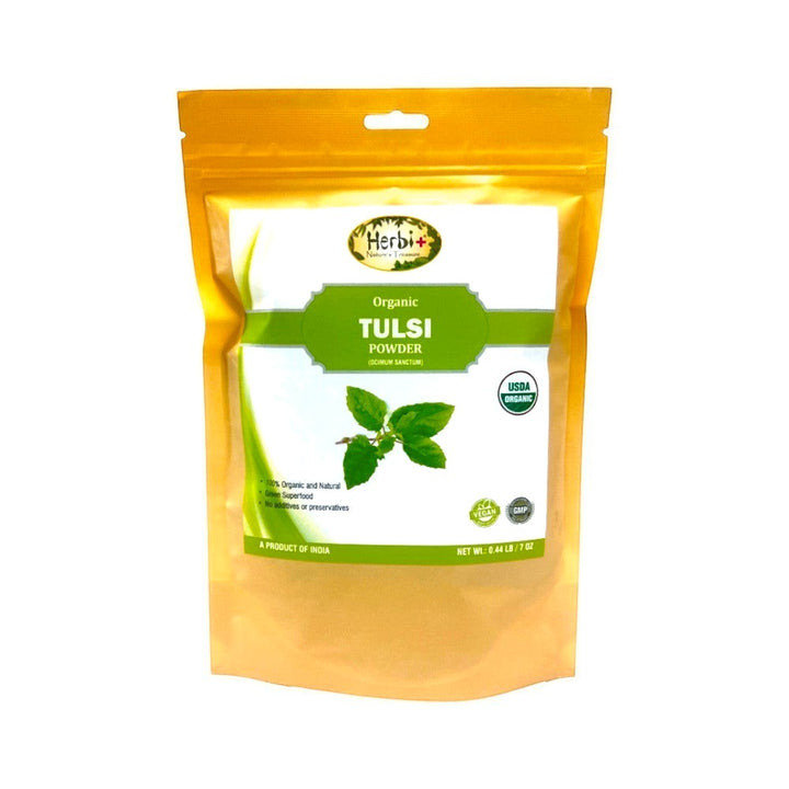 Herbi Plus Organic Tulsi (Holy Basil) Powder 7 oz (Anti viral) - view 2