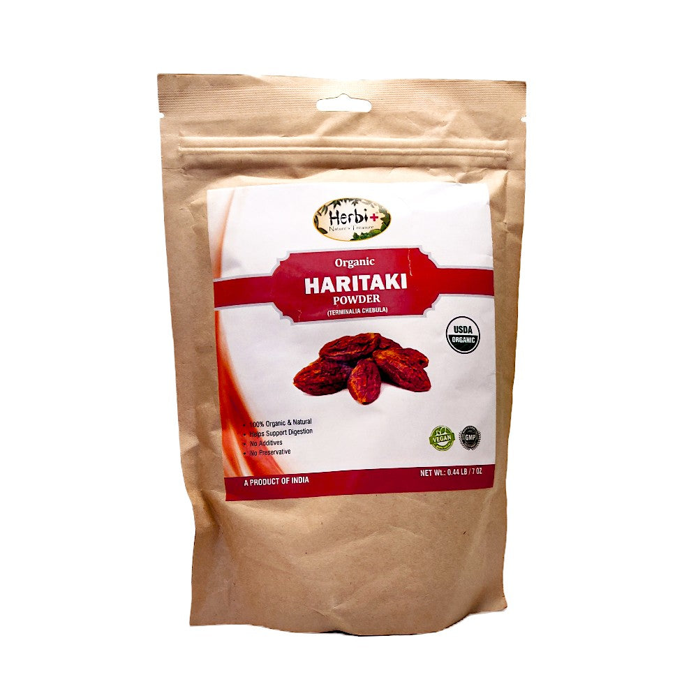 Organic Herbi Plus Haritaki Powder 200 g 7 oz