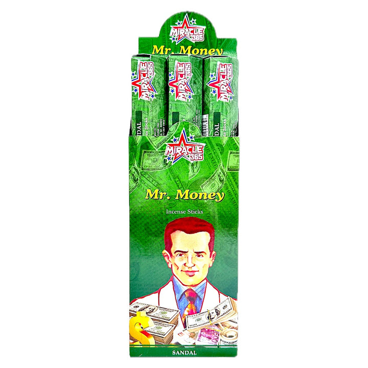 Miracle 365 Mr. Money Incense (6 tubes of 20 sticks each)