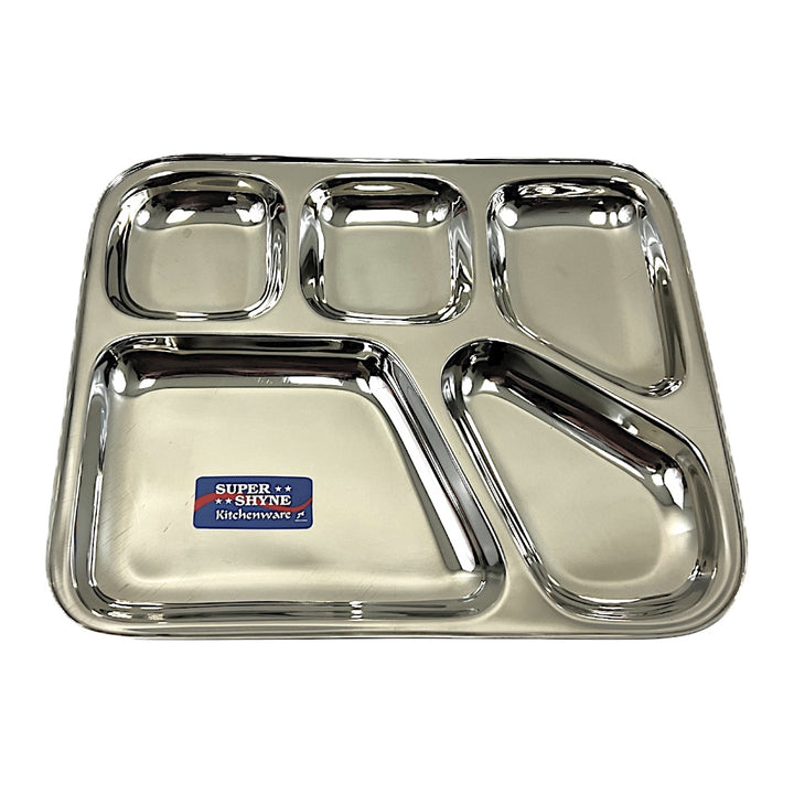 Lunch Tray L:14 Inch W: 12 Inch 5 Sectional - view 3