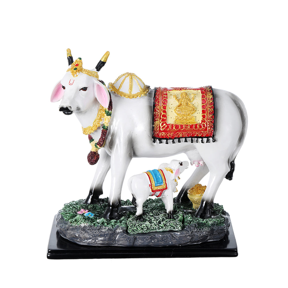Cow with Calf 8 Inch Glossy