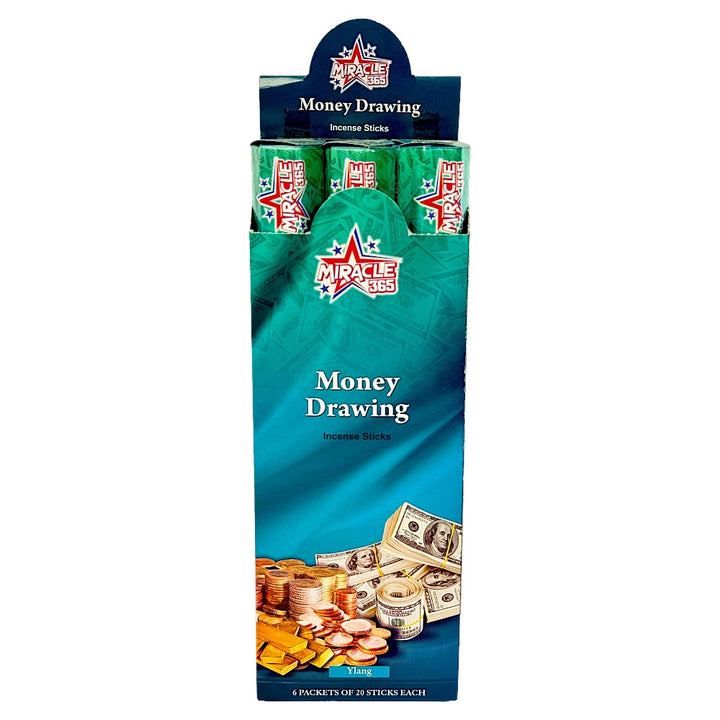 Money Drawing Incense (6 tubes of 20 sticks each) Fragrance: Ylang