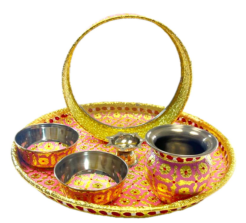 Karwa Chauth Set 13 Inch Thali
