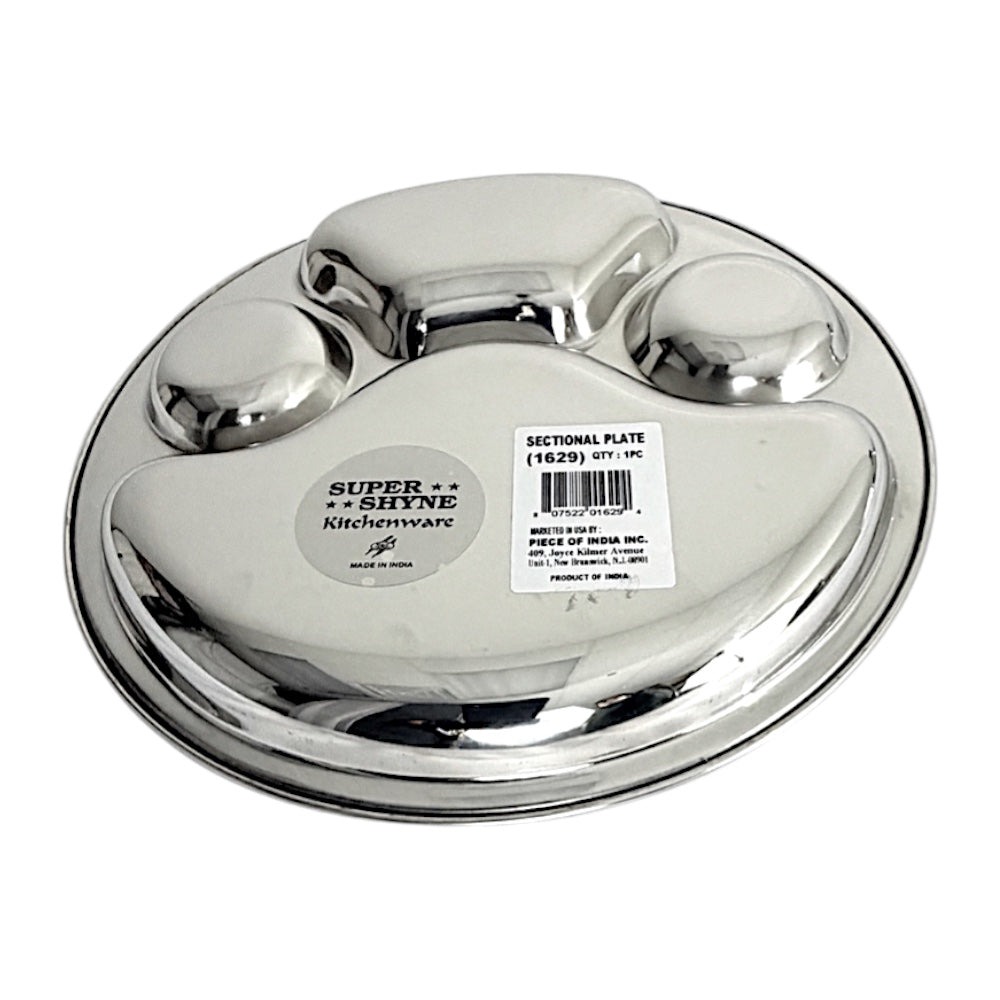 Lunch Tray Round 11.5 Inch 4 Sectional - view 2