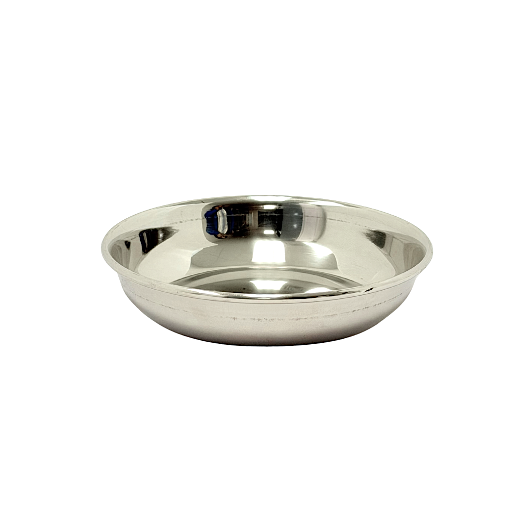 Bowl Steel Shallow W 4 Inch H 1 Inch