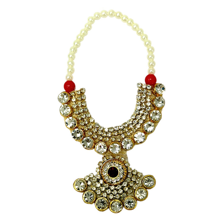 Garland for Devi/Devta with Jewels, 3 Inch Inches