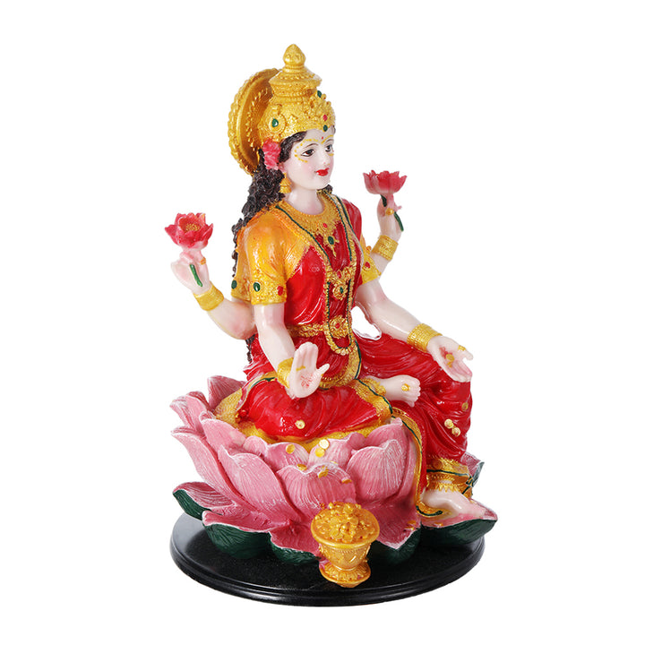Goddess Laxmi 11 Inch Sitting Glossy Idol - view 2