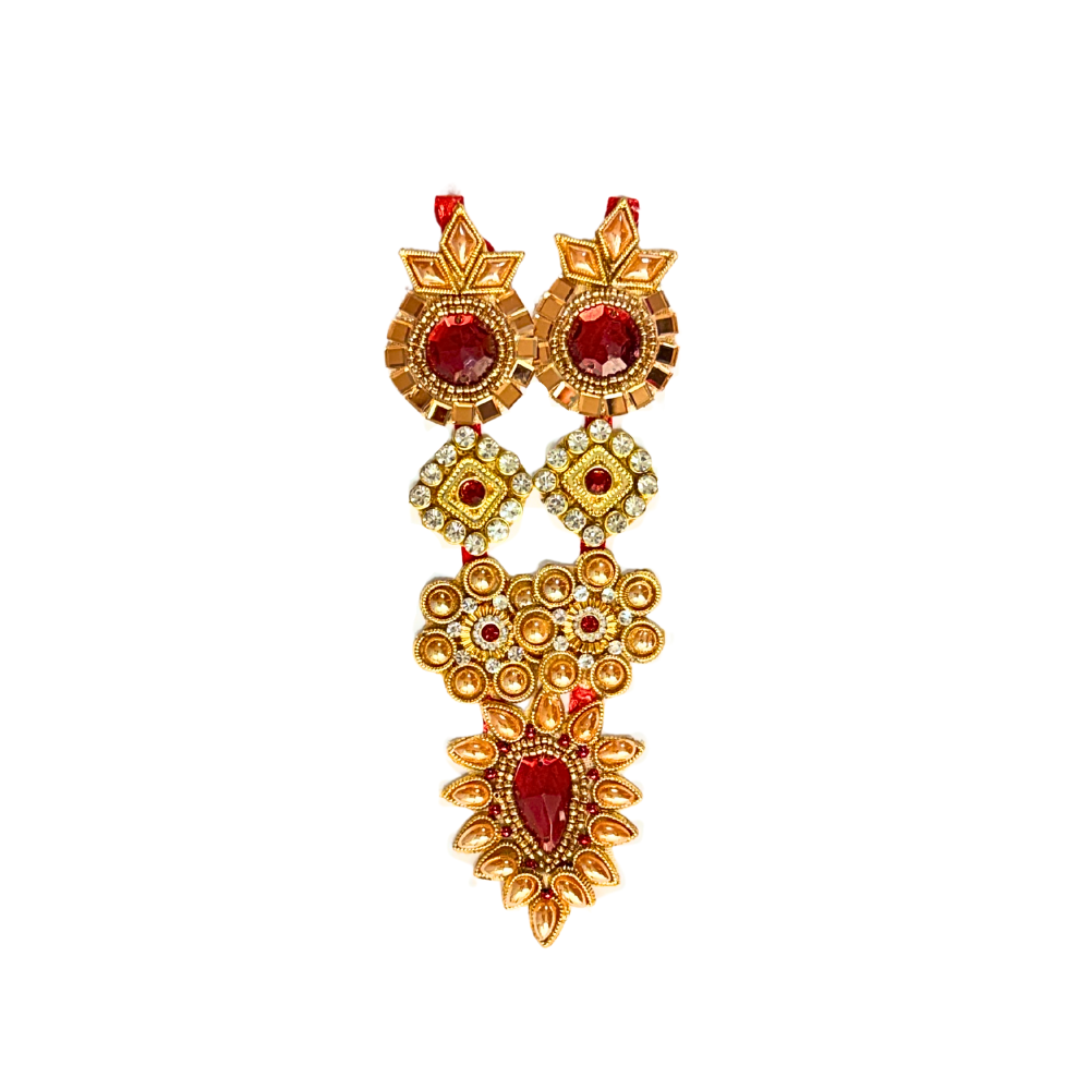 Garland for Devi/Devta with Jewels, 7 Inch