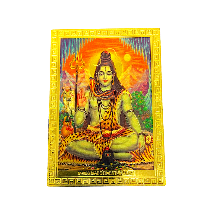 Fridge Magnet, in Gold Assorted Hindu Gods, 3.5x2.5 Inch - view 2