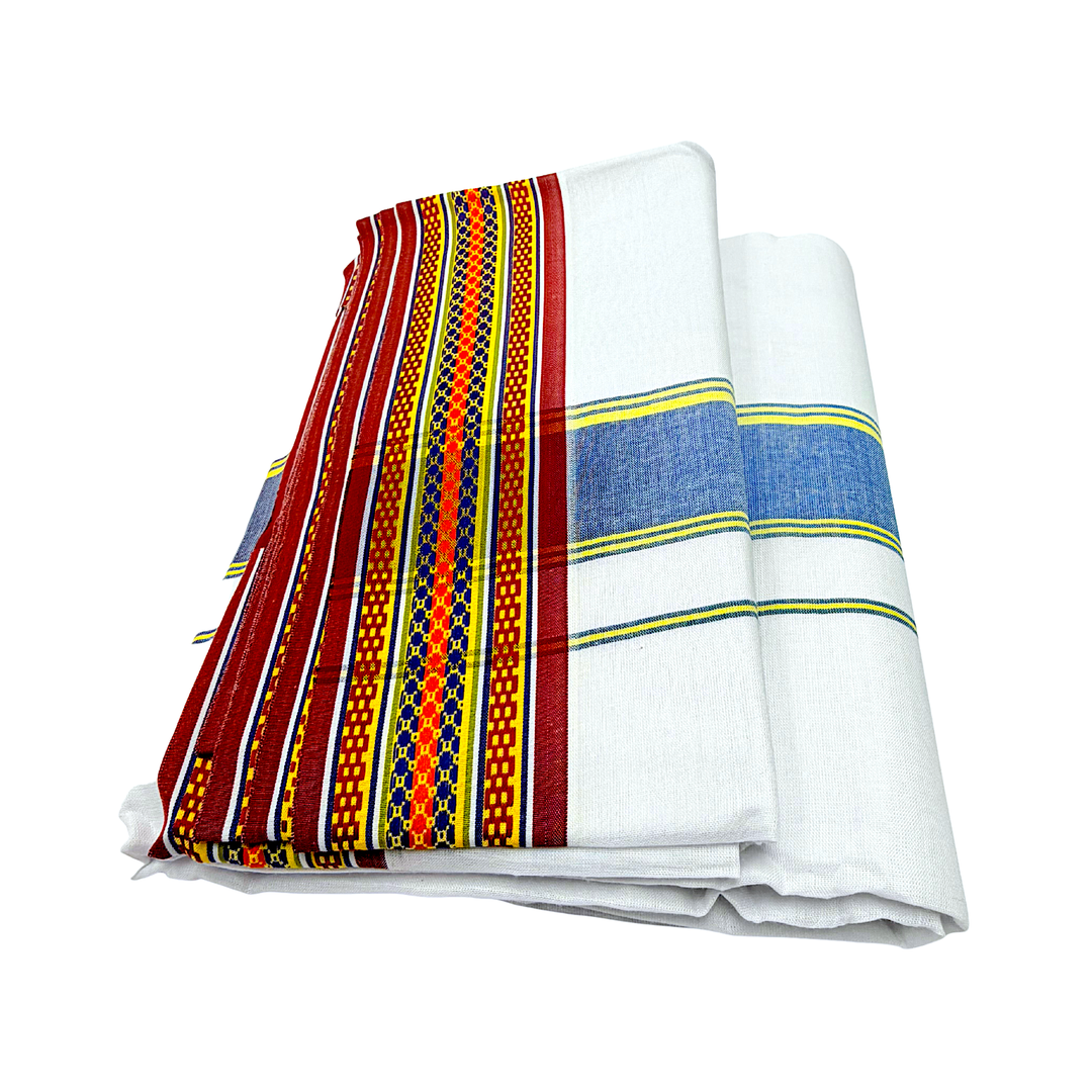 Cotton Dhoti with Border 4.5 Meter (each) - view 6