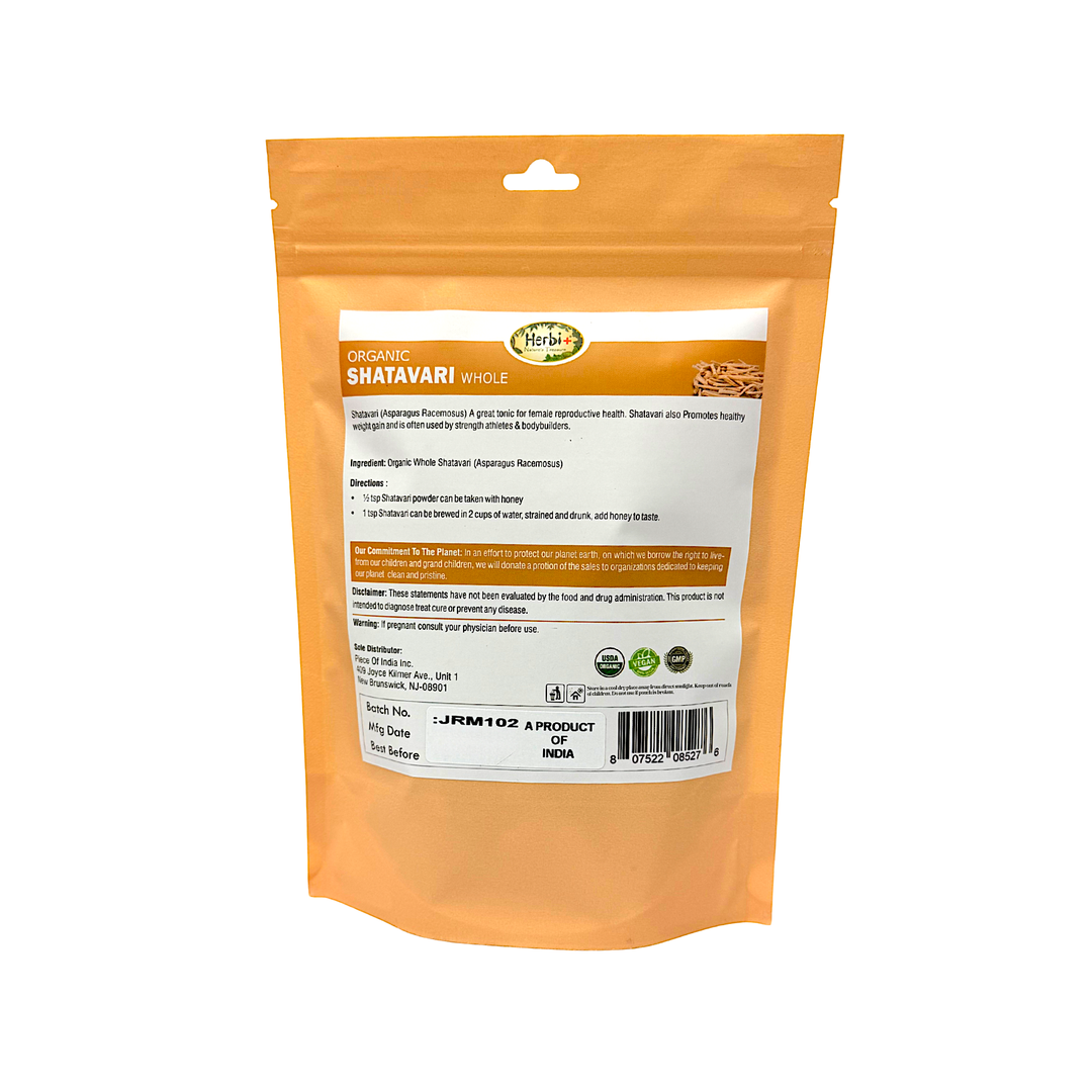 Herbi+ Organic Shatavari (Asparagus racemosus) 3.53 oz - view 2