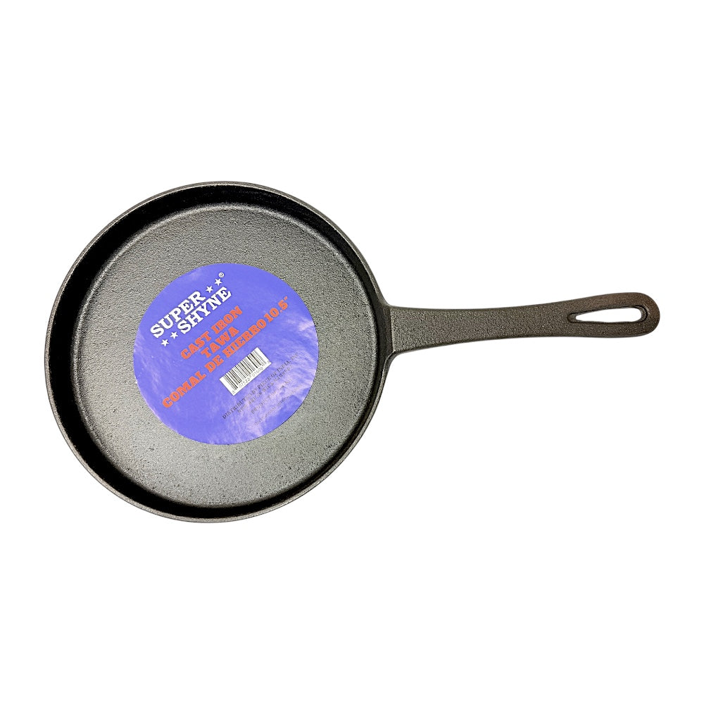 10.5 Inch Cast Iron Tawa W Bent Edges