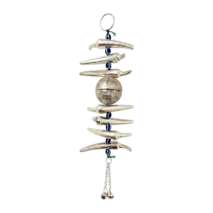 Evil Eye Door Hanging with lemon and Chilli Design  – 9.5 Inches