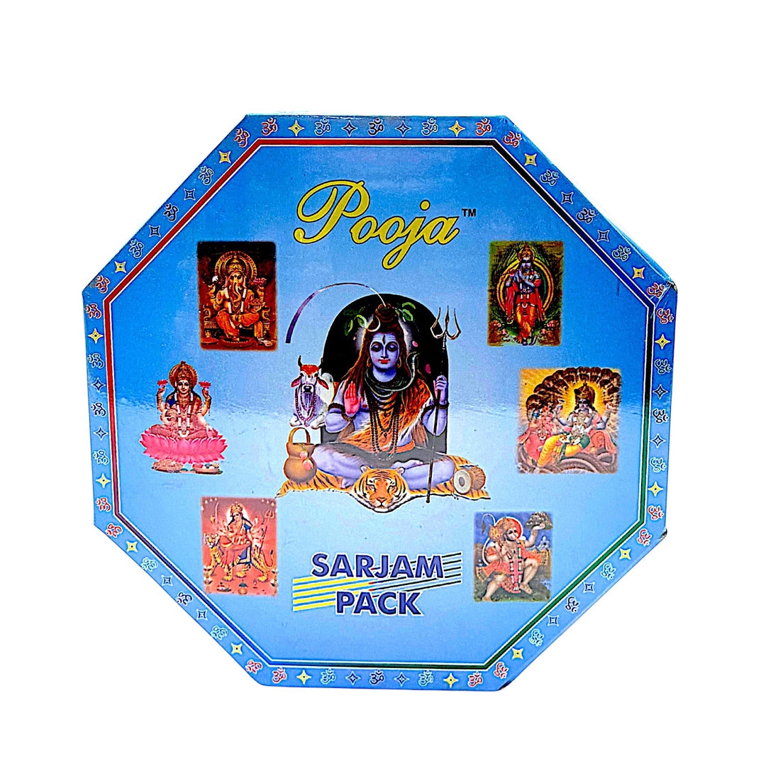 Puja Sarjam Pack (no ghee or Jhandi), Blue Shiva