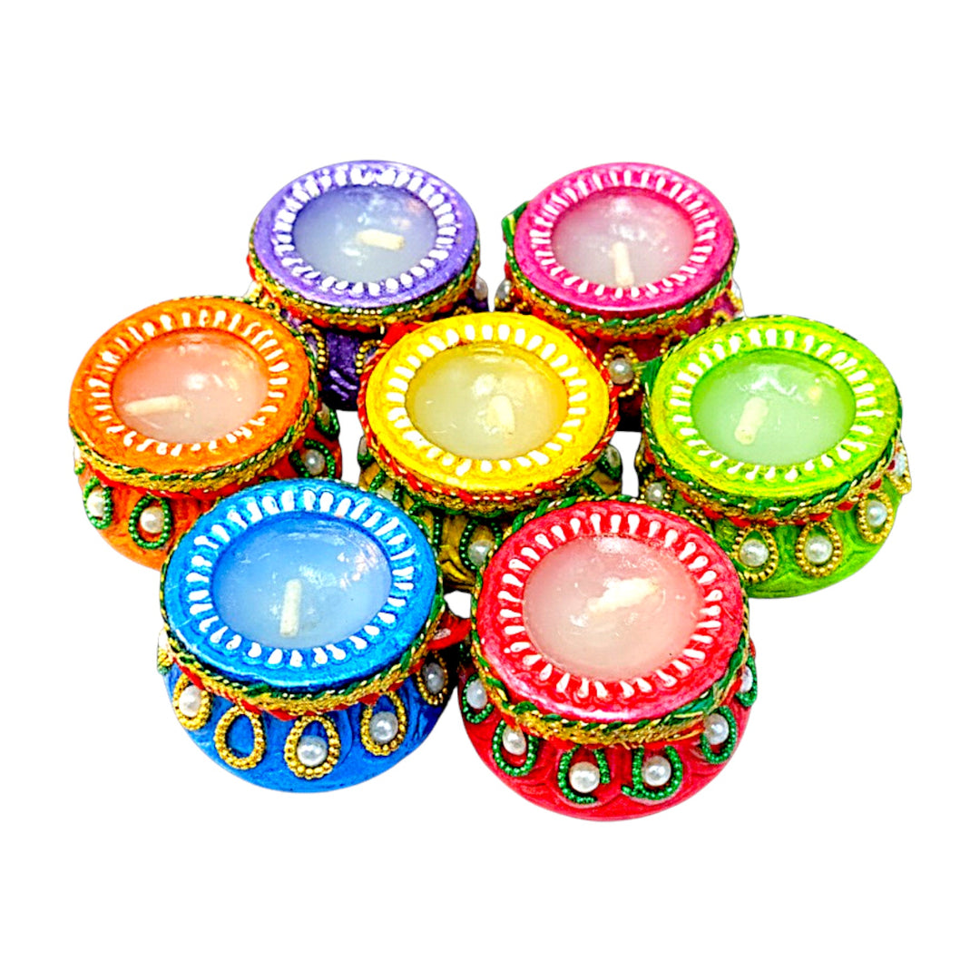 7Pc Round Matki w wax (Kaviya matki)