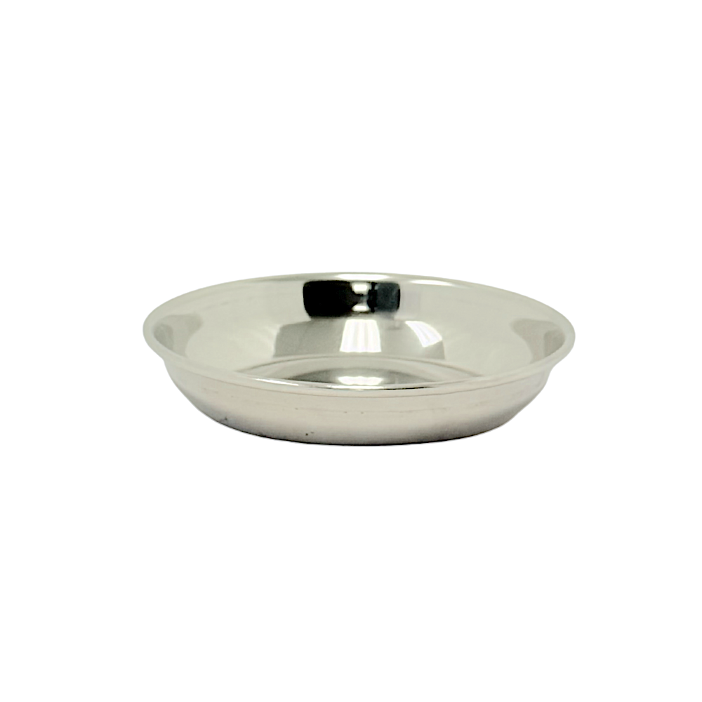 Bowl Steel Shallow W 4 Inch H 1 Inch 18/8 Steel