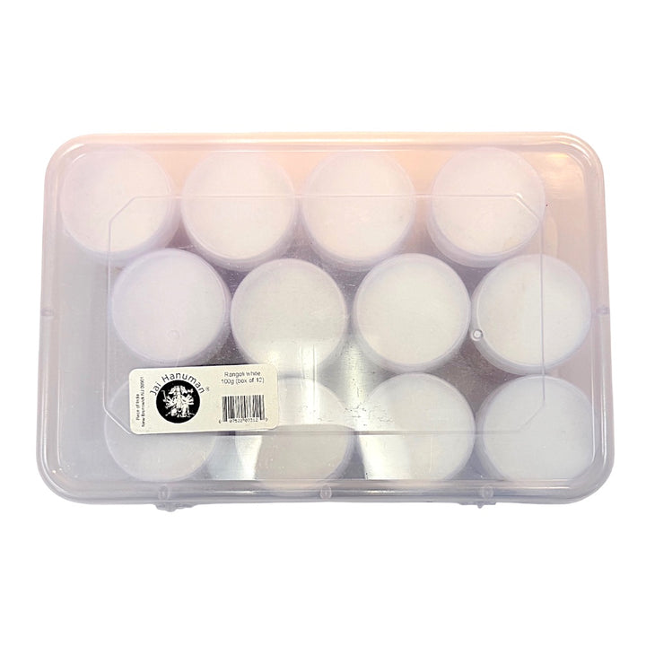 Rangoli Color White Small Containers