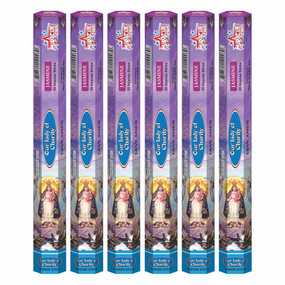 Caridad Incense Sticks (6 tubes of 20 sticks each) - view 2
