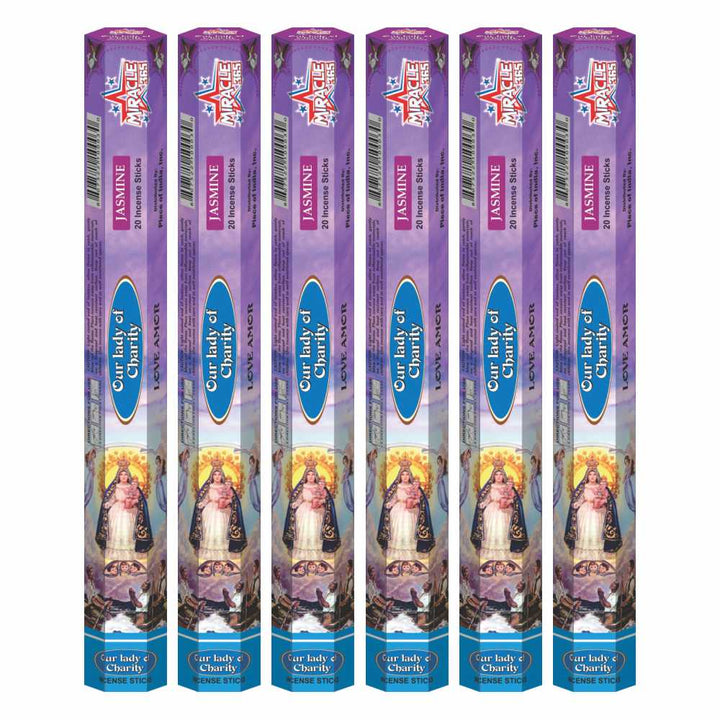 Caridad Incense Sticks (6 tubes of 20 sticks each) - view 2