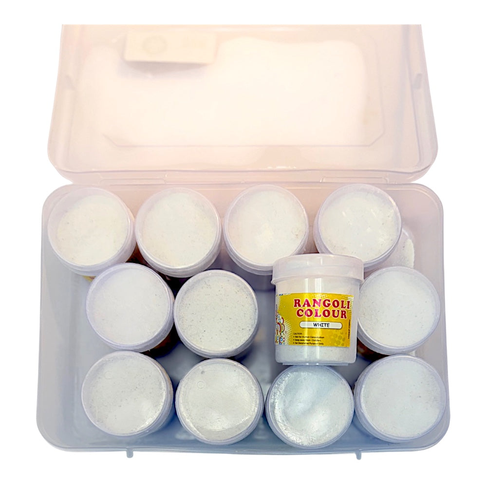 Rangoli Color White Small Containers - view 2