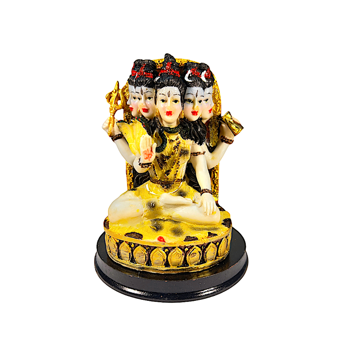 Five Face Shiva 5 Inch Idol