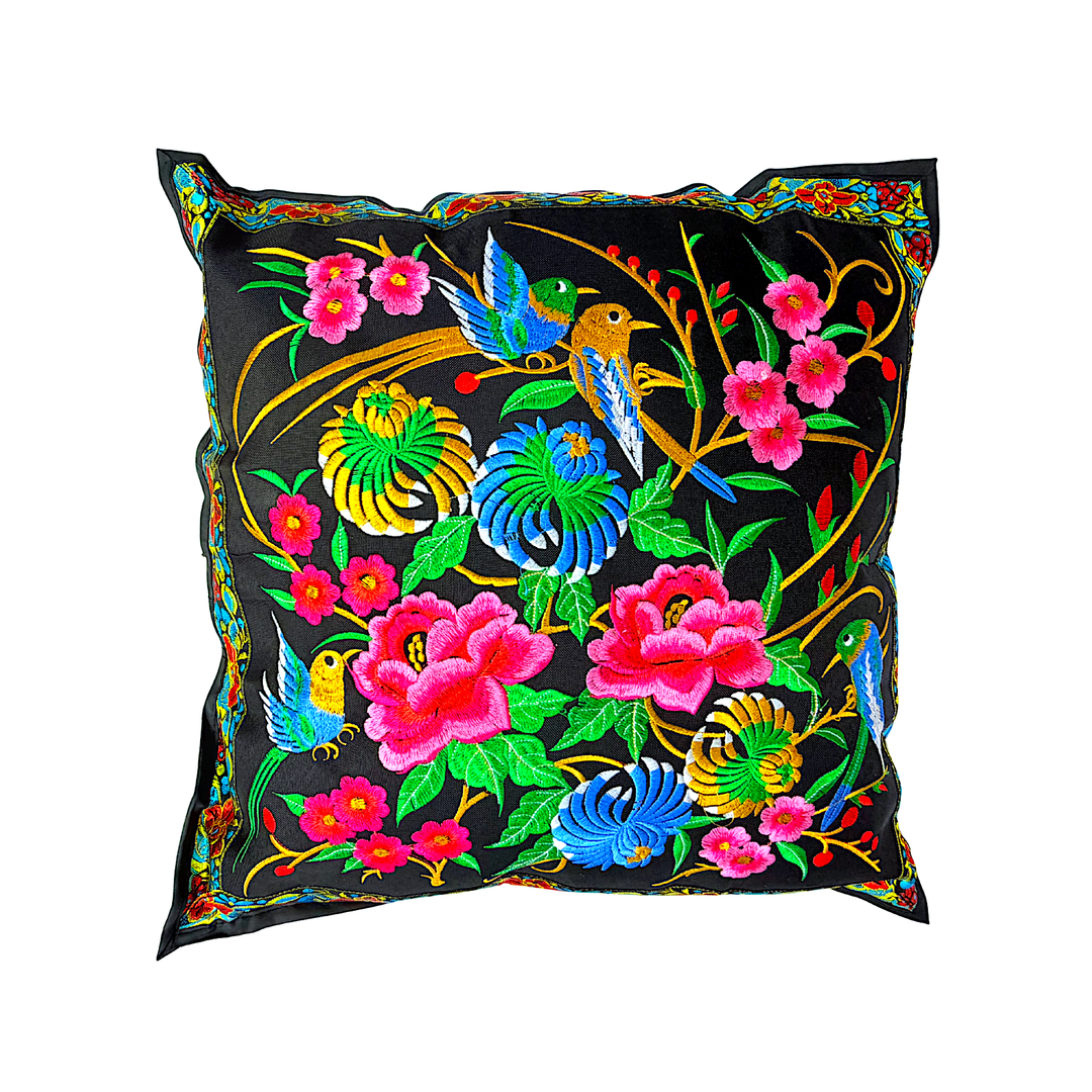 Embroidered Cushions Pair 18 Inchx18 Inch - view 3