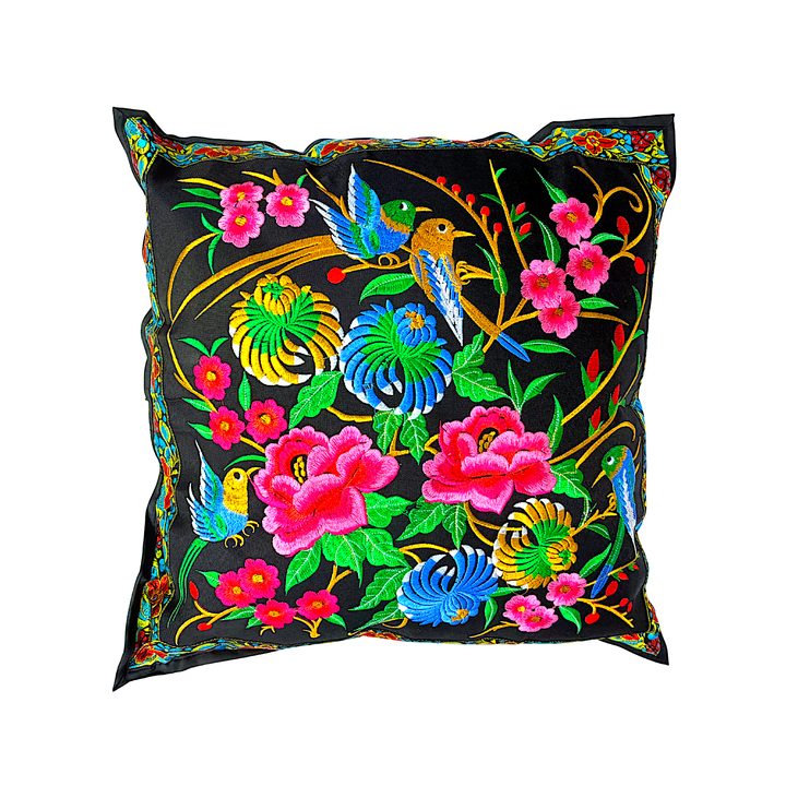 Embroidered Cushions Pair 18 Inchx18 Inch - view 3
