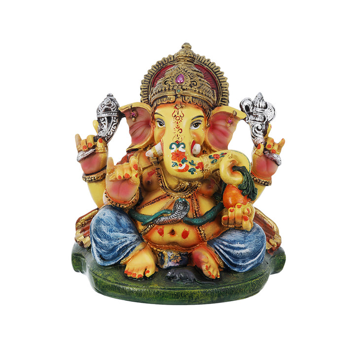 Lord Ganesh 6 Inch Glossy Idol