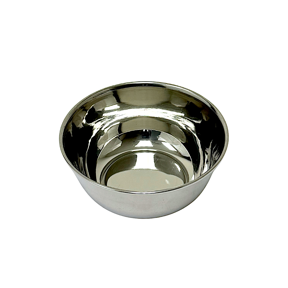 Steel Bowl Wide Mouth 4.25 Inch Across 1.75 Inch High - view 2