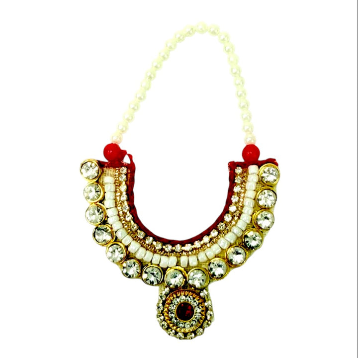 Garland for Devi/Devta with Jewels, 3 Inch
