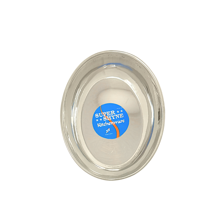 Bowl Steel Oval Shape l 4.5 Inch W 3.5 Inch H 1.1 Inch - view 2