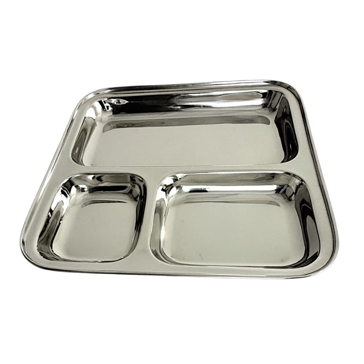 Lunch Tray Junior 8.5 Inch Square 3 Sectional - view 2