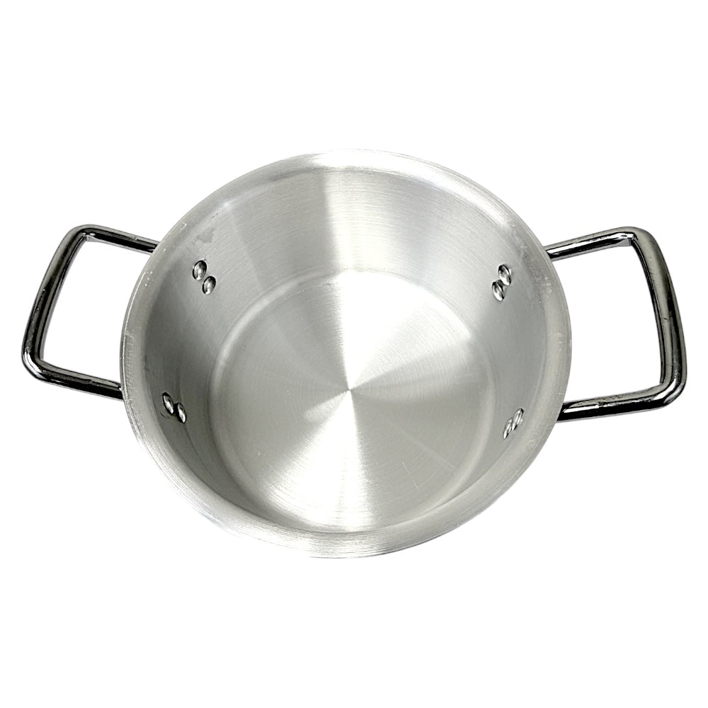 Aluminum Pot with Lid-7QT, 6.7L 3mm Thick W: 10.5 Inch H4.5 Inch - view 3