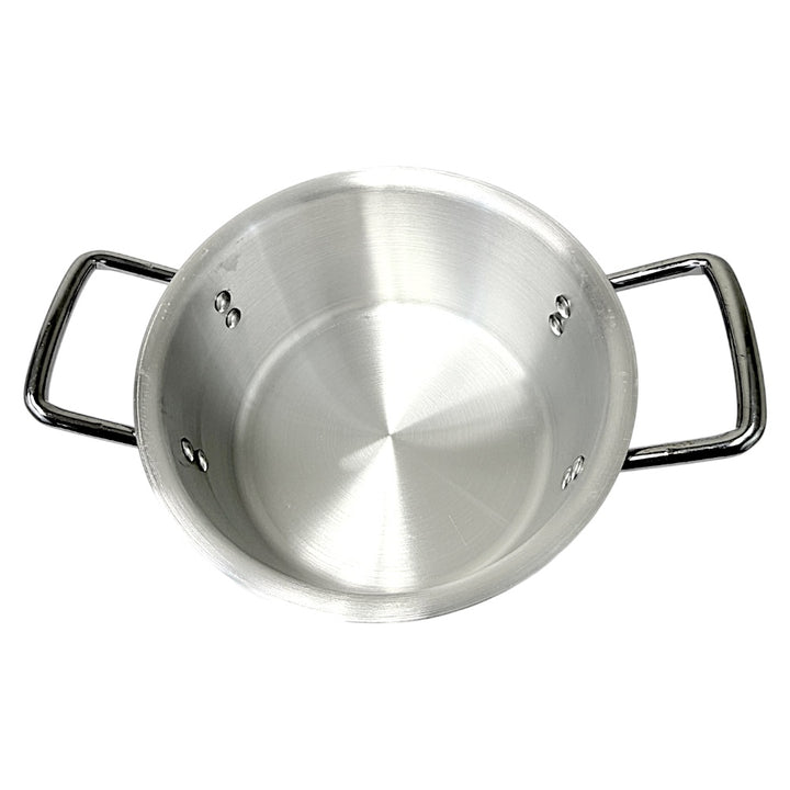 Aluminum Pot with Lid-7QT, 6.7L 3mm Thick W: 10.5 Inch H4.5 Inch - view 3