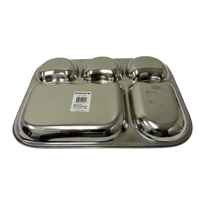 Lunch Tray L: 14 Inch W:12 Inch 5 Sectional - view 4