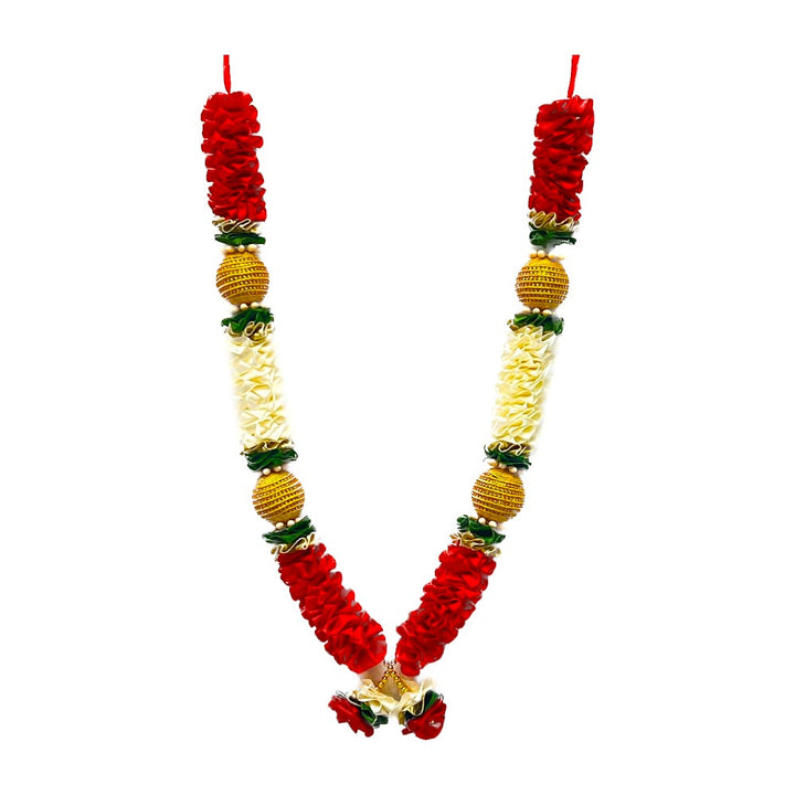 Garland 24 Inch Ruffles and Gold Disco Stops Yellow, Red,pink