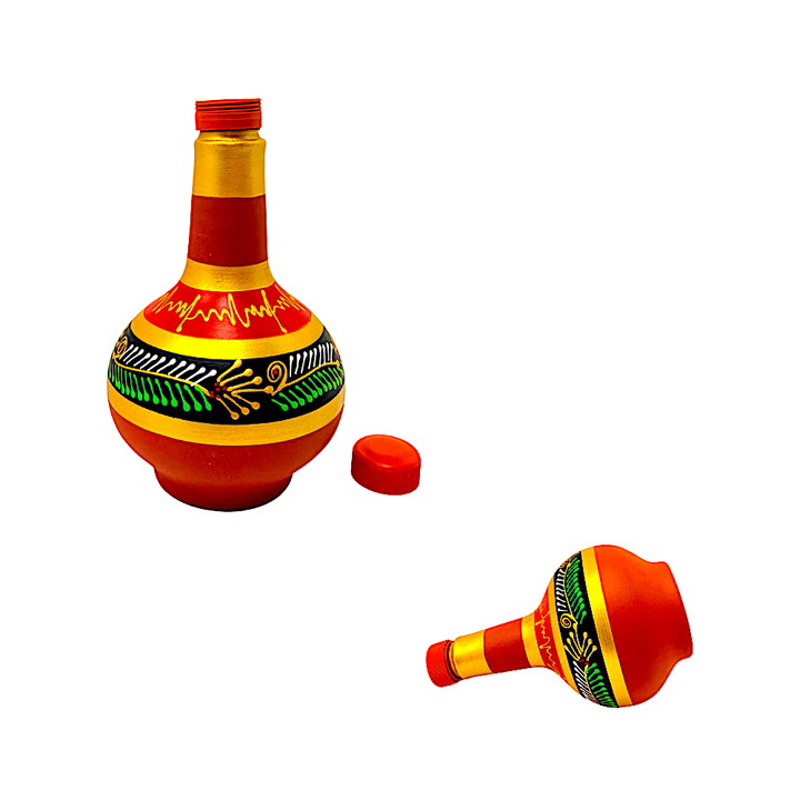 Clay Water Bottle, Surahi - view 2